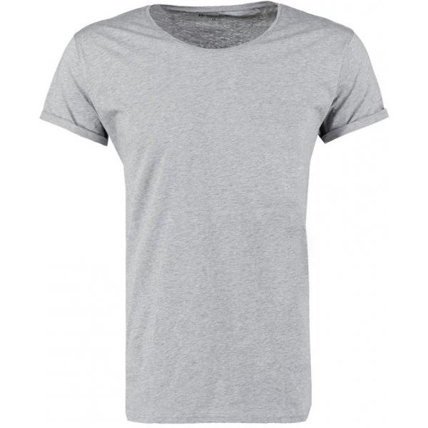 Resteröds JIMMY T-shirt basic grey melange R6222D007-C11