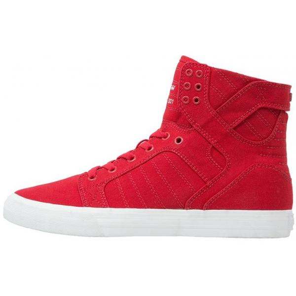 Supra SKYTOP Tenisówki i Trampki wysokie red/white SU412B02U-G11