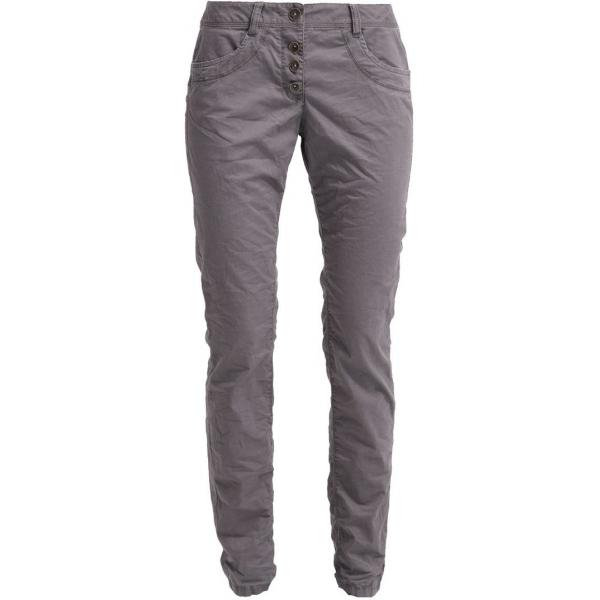 Tom Tailor Spodnie materiałowe dark silver grey TO221A02X-C11