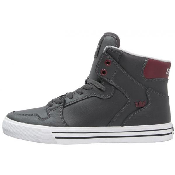 Supra VAIDER Tenisówki i Trampki wysokie charcoal/port white SU415B009-C11