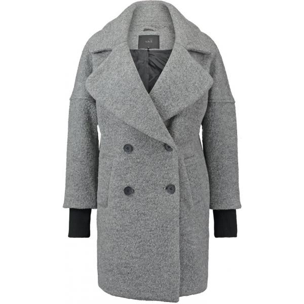 YAS YASOLIVIA Krótki płaszcz light grey melange Y0121P002-C11