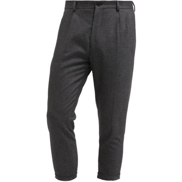 Selected Homme SHUPATTERN Spodnie materiałowe dark grey SE622A08O-Q11
