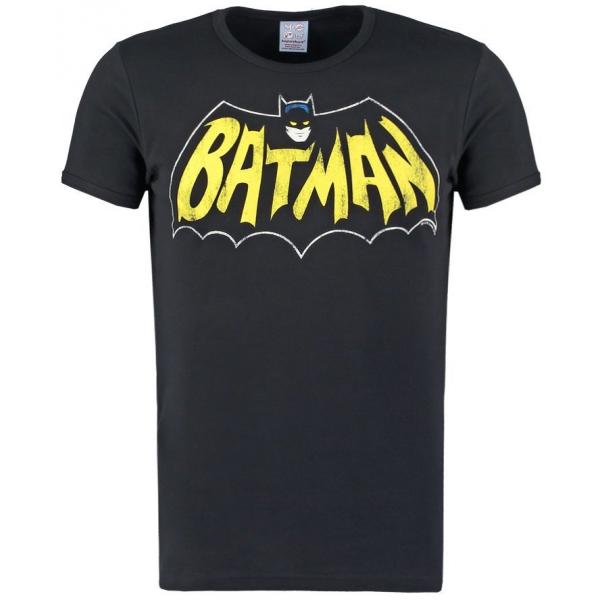 LOGOSHIRT BATMAN T-shirt z nadrukiem black S3422O04N-Q11