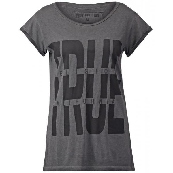 True Religion T-shirt z nadrukiem black TR121D03A-Q11