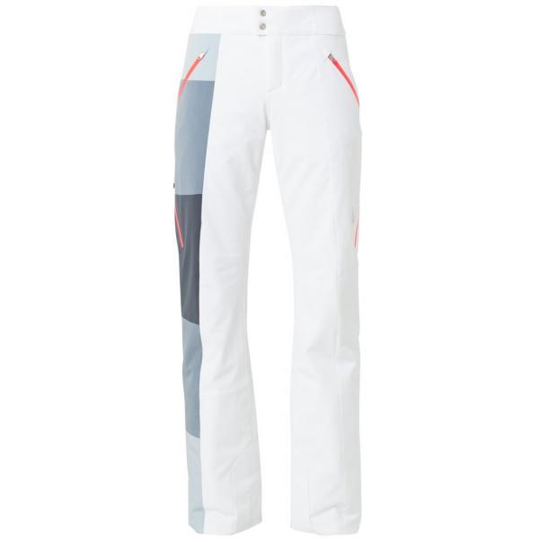 Spyder TEMERITY Spodnie narciarskie white/ depth/bright pink SY041E006-A11