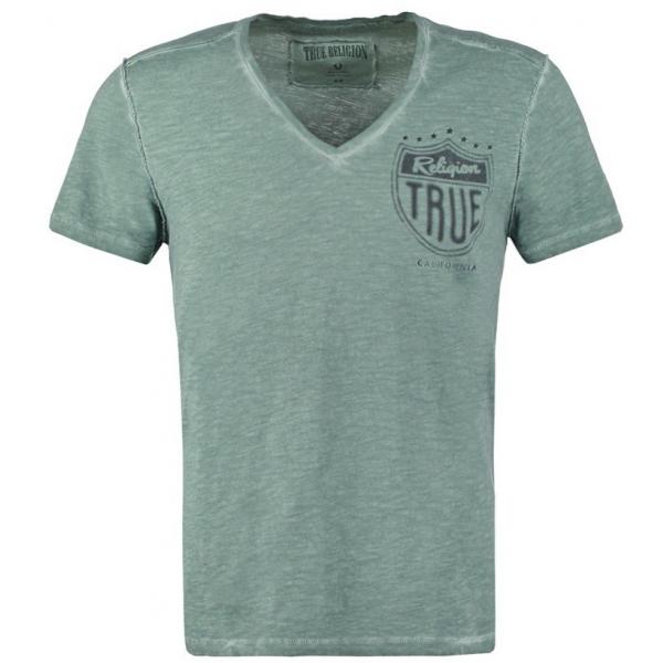 True Religion T-shirt z nadrukiem thyme TR122O01O-M11