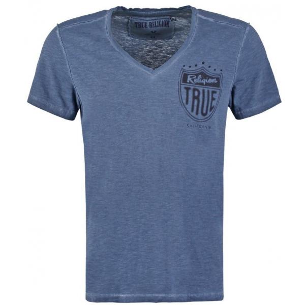 True Religion T-shirt z nadrukiem mood indigo TR122O01O-K11