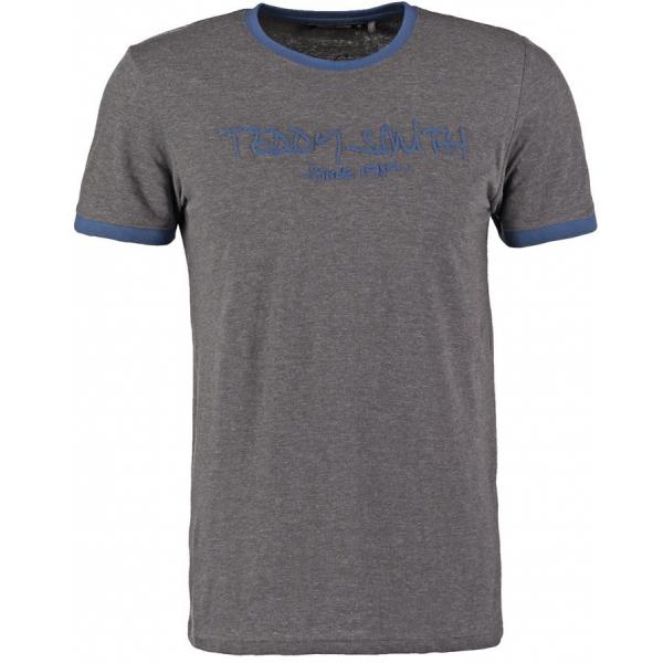 Teddy Smith TICLASS T-shirt z nadrukiem anthracite chine/indigo TS122O017-Q11
