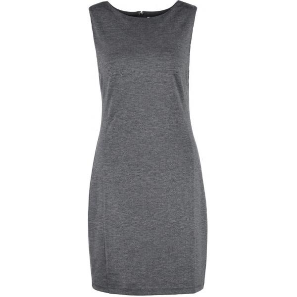 Zalando Essentials Sukienka z dżerseju dark grey melange ZA821CA07-C11