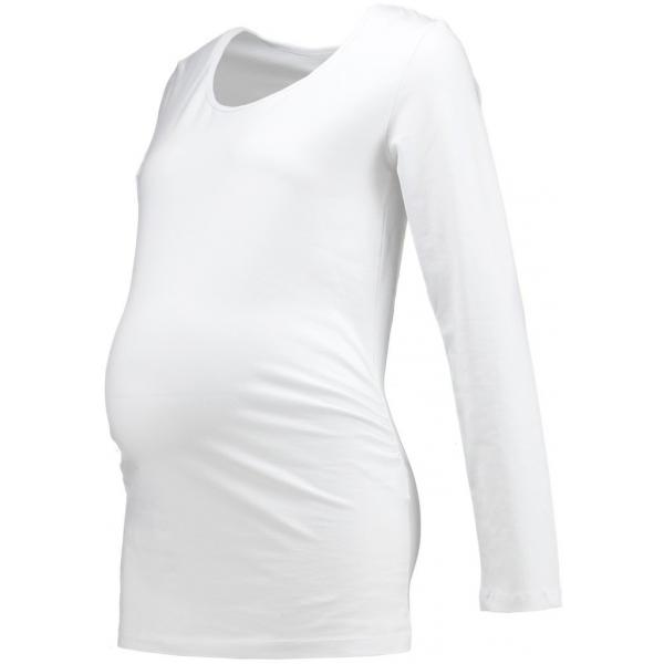 Zalando Essentials Maternity Bluzka z długim rękawem weiß ZX029GA03-A11