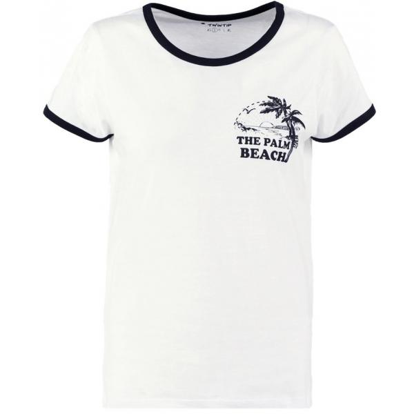 TWINTIP T-shirt z nadrukiem white TW421DA1Z-A11