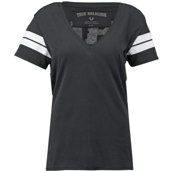 True Religion T-shirt z nadrukiem black TR121D039-Q11