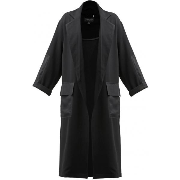 Topshop Płaszcz wełniany /Płaszcz klasyczny black TP721H02Y-Q11