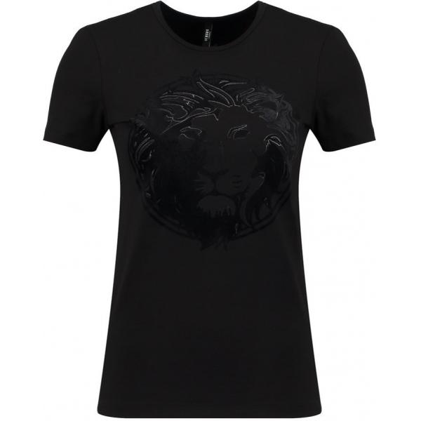 Versus Versace T-shirt z nadrukiem nero VE021D00W-Q11