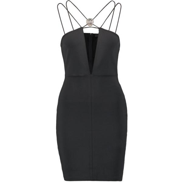Versus Versace Sukienka z dżerseju black VE021C01D-Q11
