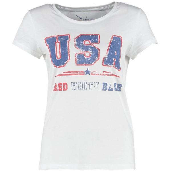 TWINTIP T-shirt z nadrukiem white TW421DA1J-A11