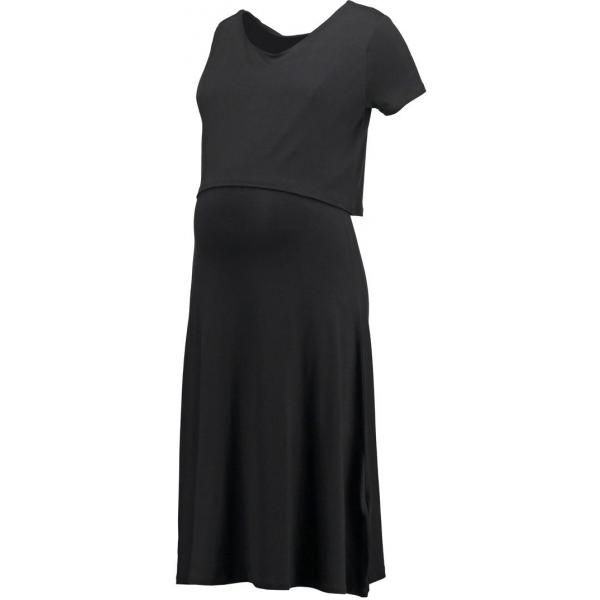 Zalando Essentials Maternity Sukienka z dżerseju black ZX029FA04-Q11