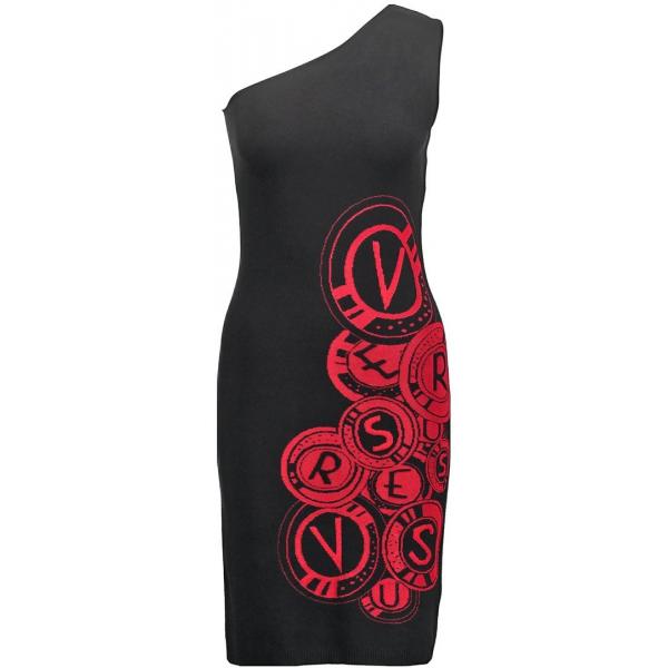 Versus Versace Sukienka etui black/red VE021C01J-Q11