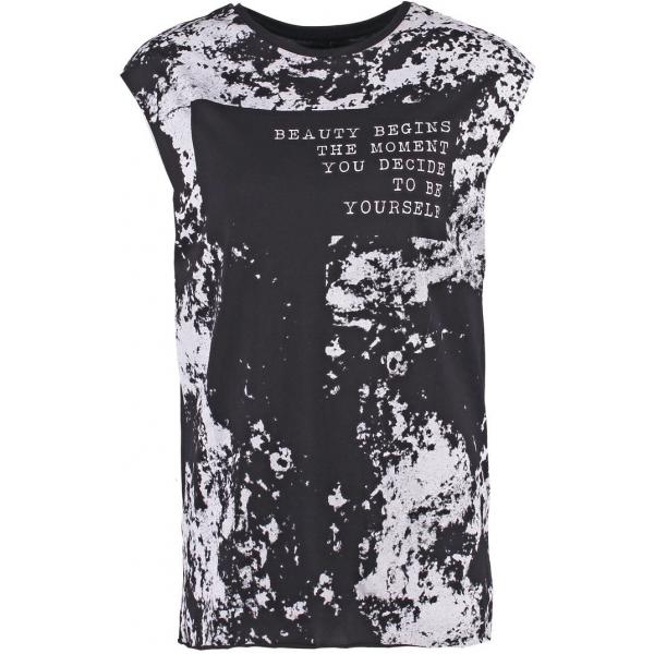 TWINTIP T-shirt z nadrukiem black/white TW421DA25-Q11