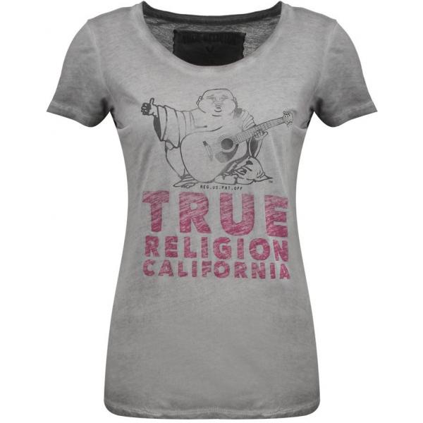True Religion T-shirt z nadrukiem castle rock TR121D03E-C11