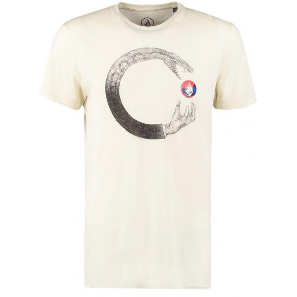 Volcom TEMPTATION T-shirt z nadrukiem oxford tan V1922O038-B11