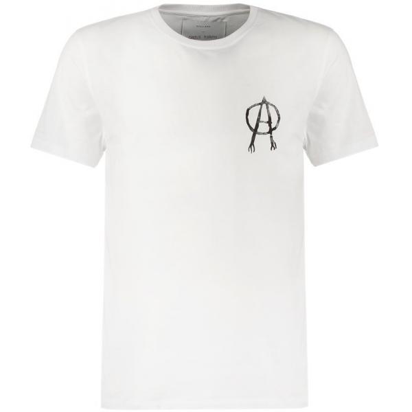 Soulland RULEZ T-shirt z nadrukiem white SU022O009-A11