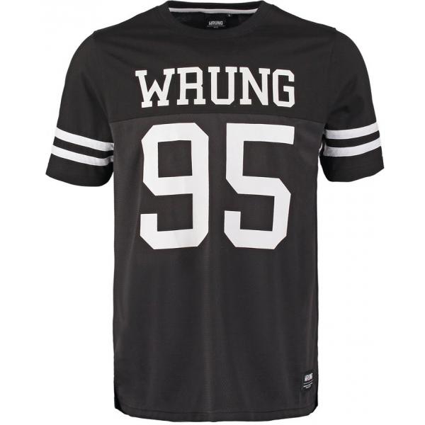 WRUNG BEAST T-shirt z nadrukiem black WR622O001-Q11