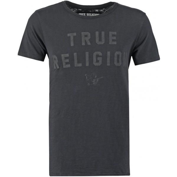 True Religion T-shirt z nadrukiem black TR122O01T-Q11