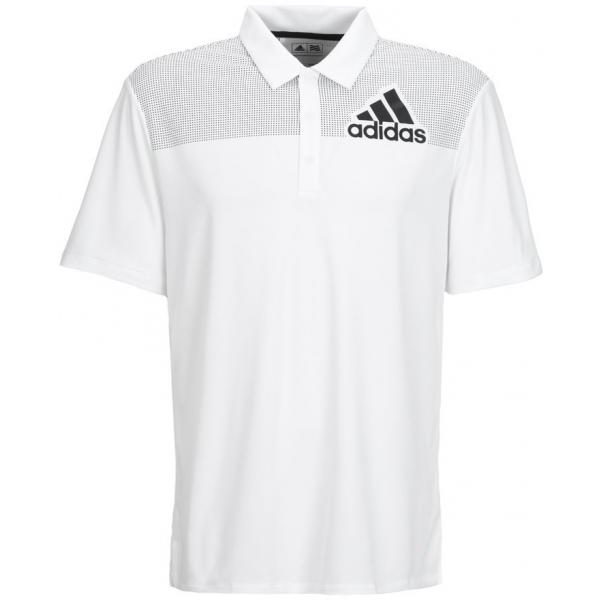 adidas Golf Koszulka polo white/black TA442D00N-A11