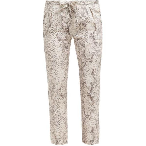 Witty Knitters FLORA Spodnie materiałowe beige WK221A00X-B11