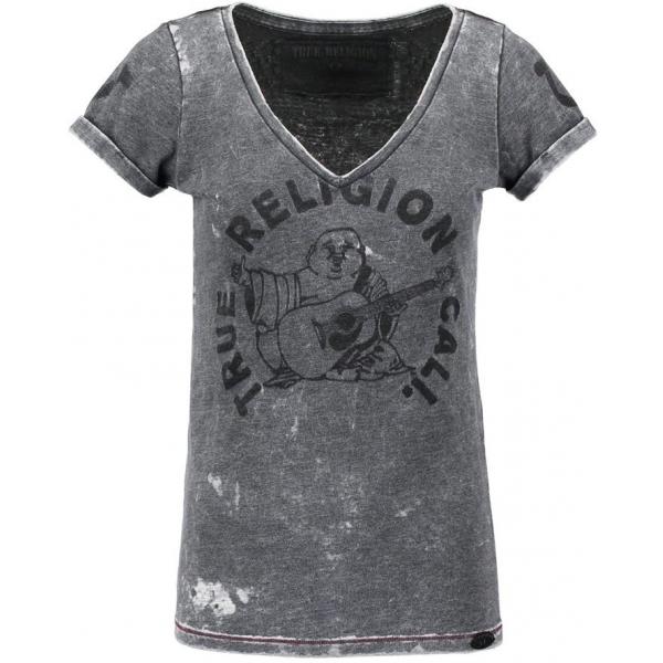 True Religion T-shirt z nadrukiem black TR121D03D-Q11