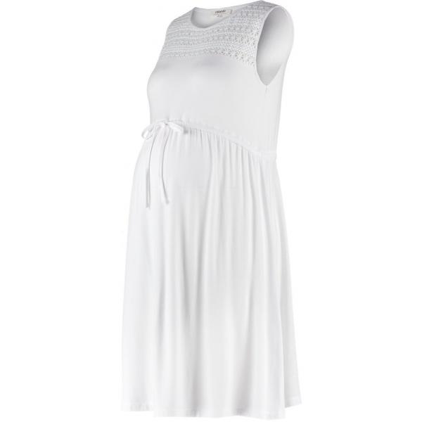 Zalando Essentials Maternity Sukienka z dżerseju white ZX029FA05-A11