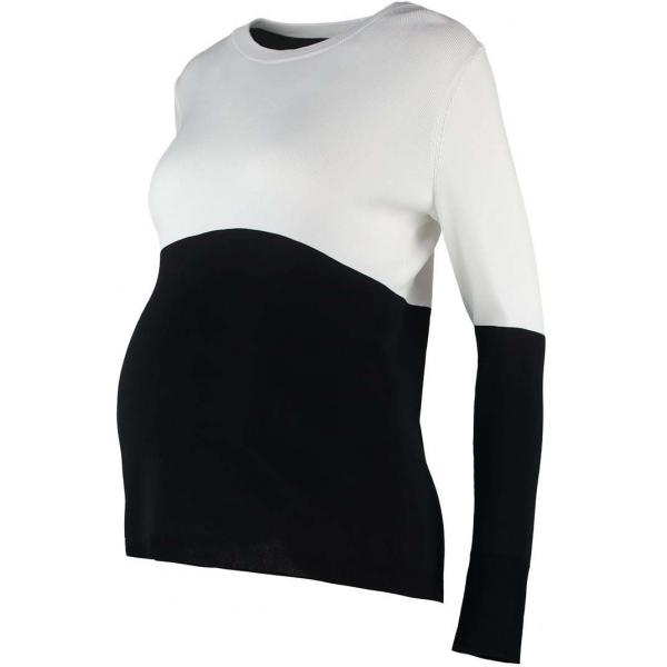 Topshop Maternity Sweter black/white TP729I006-C11