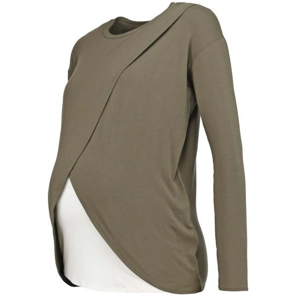 Topshop Maternity Bluzka z długim rękawem khaki/olive TP729G00L-N11