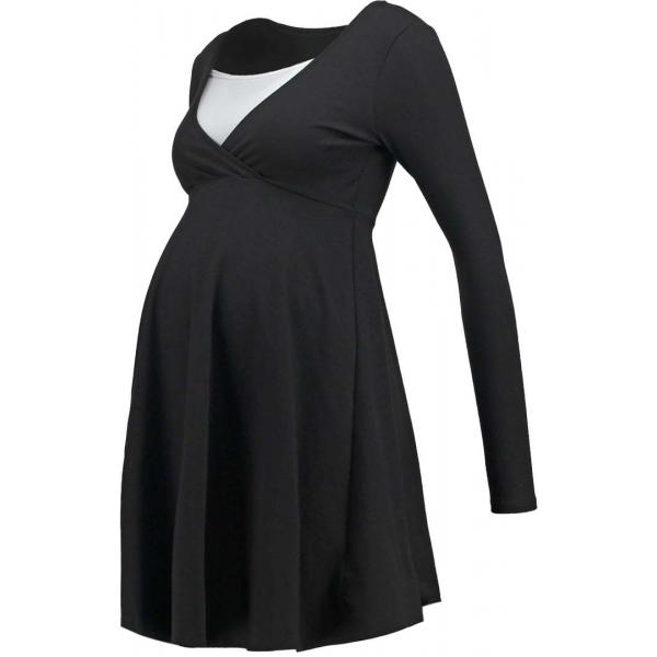 Topshop Maternity Sukienka z dżerseju black TP729F00O-Q11