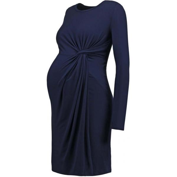 Topshop Maternity Sukienka z dżerseju navy blue TP729F00J-K11
