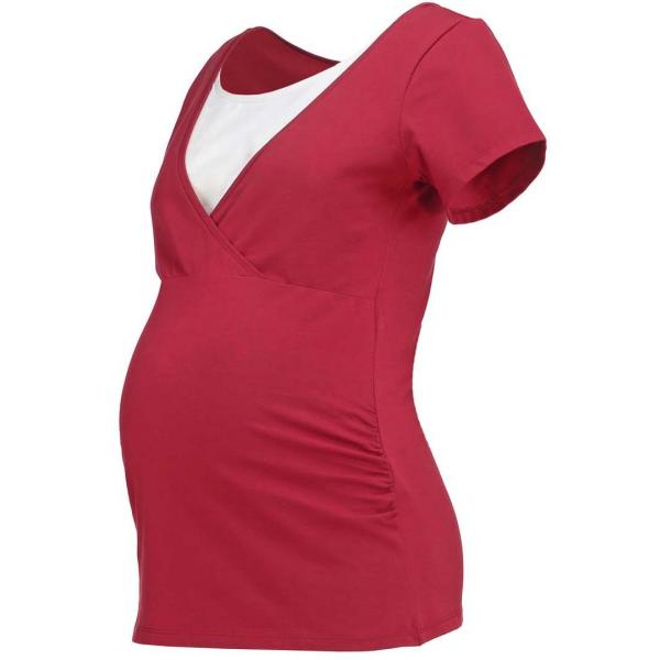 Zalando Essentials Maternity T-shirt basic dark red/white ZX029GA07-G11