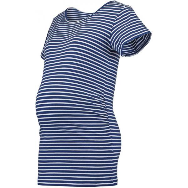 Zalando Essentials Maternity T-shirt z nadrukiem blue/white ZX029GA06-K12