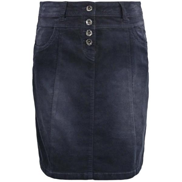 TOM TAILOR Spódnica jeansowa deep navy blue TO221B028-K11