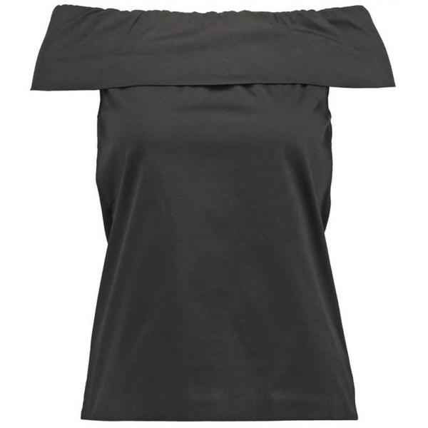 Tibi T-shirt z nadrukiem black TI821D00Q-Q11