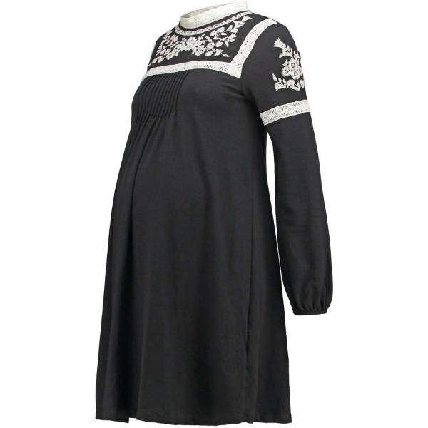 Topshop Maternity Sukienka z dżerseju black TP721M01A-Q11