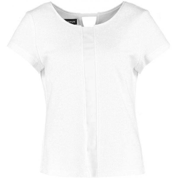 Taifun T-shirt z nadrukiem off-white TA021D01M-A11