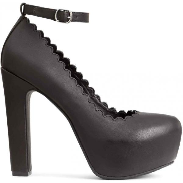 H&M Platform court shoes 0232855002 Black
