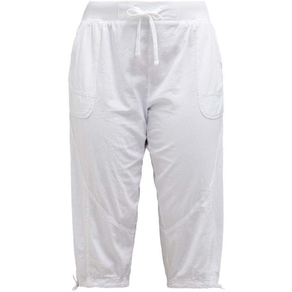 Zizzi Spodnie materiałowe white Z1721S006-A11
