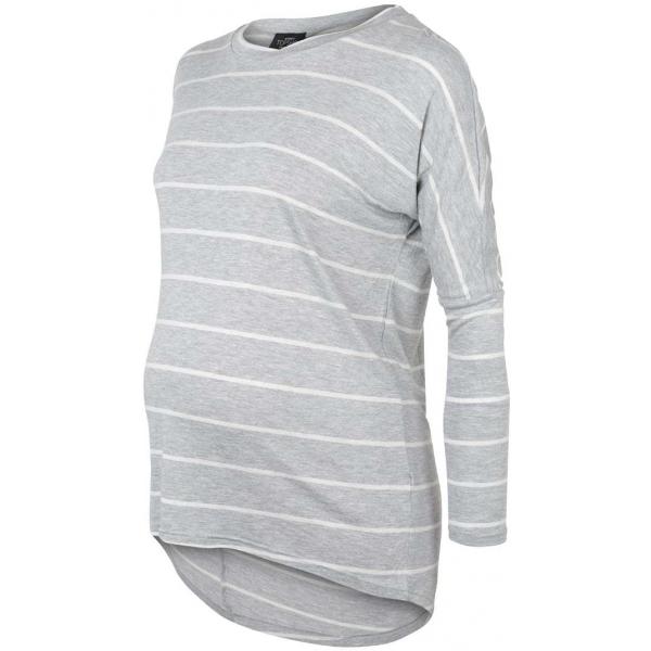 Topshop Maternity Bluzka z długim rękawem light grey TP729G009-C11