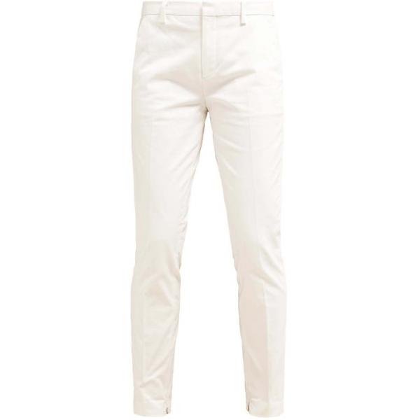 Selected Femme SFSANNY Spodnie materiałowe snow white SE521A06K-A11
