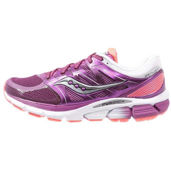 Saucony ZEALOT ISO Obuwie do biegania treningowe purple/coral S2341A029-I11