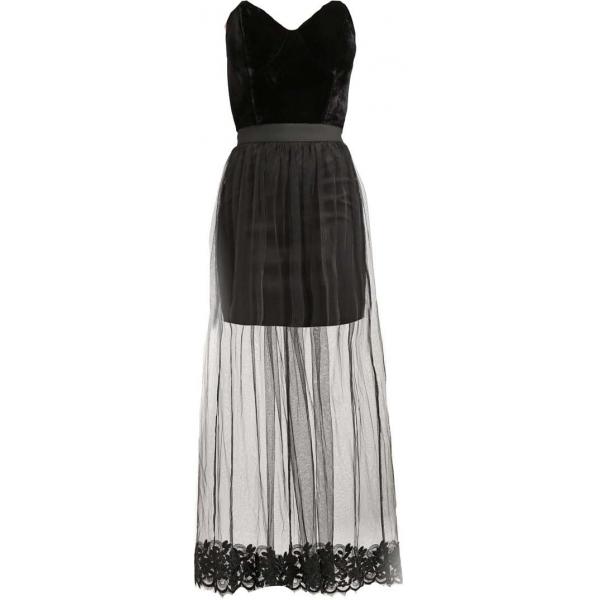 Rare London SWEETHEART Długa sukienka black RA621C011-Q11