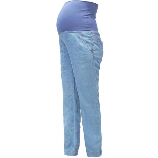 Queen Mum Spodnie materiałowe blue QM129B00C-K11