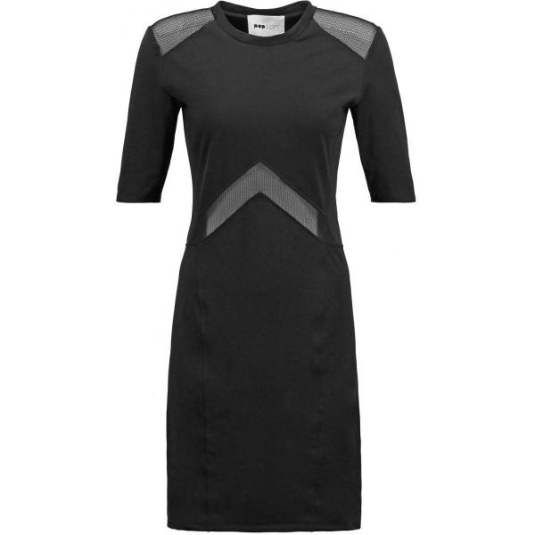 POP CPH Sukienka z dżerseju black PP721C00C-Q11